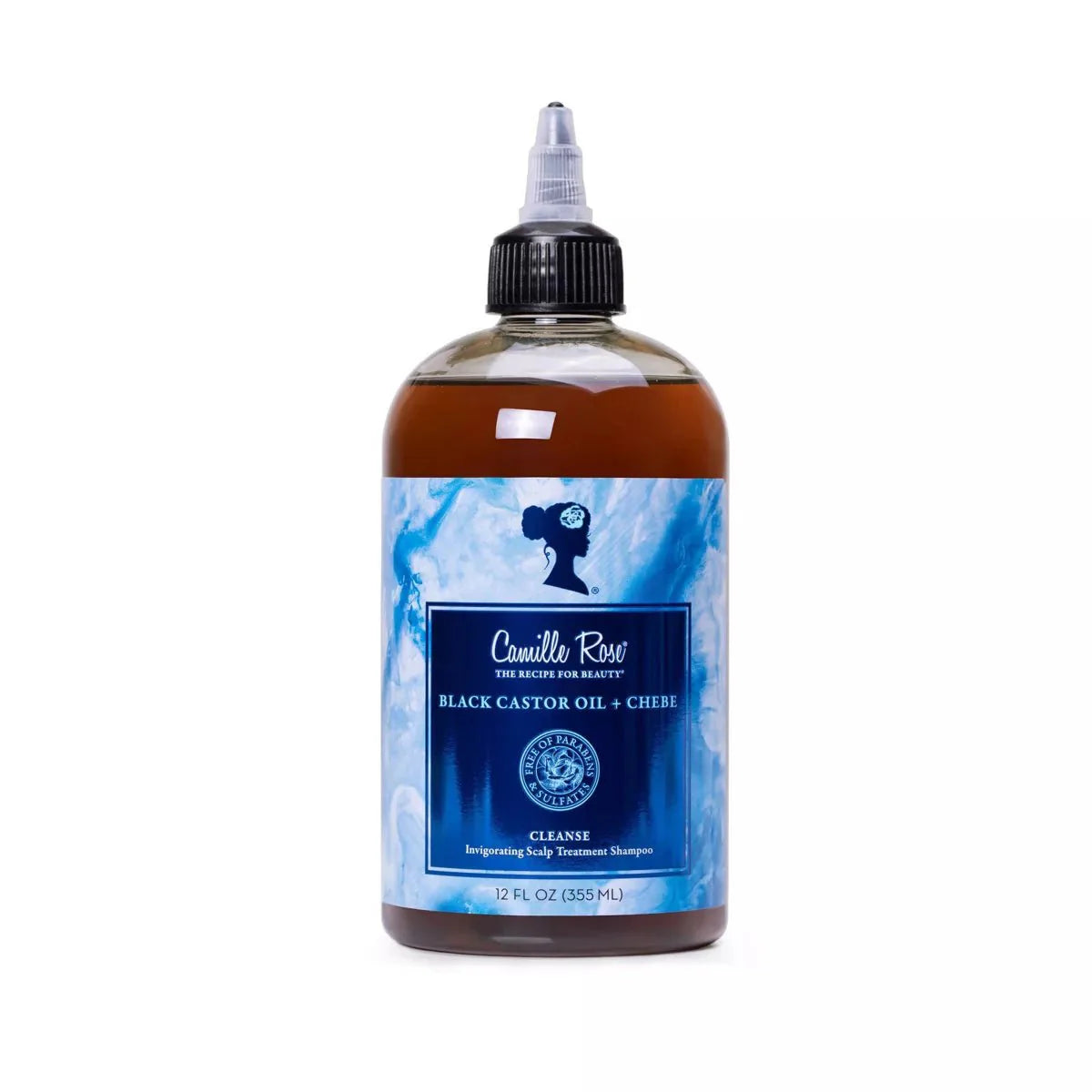 CAMILLE ROSE BLACK CASTOR OIL + CHEBE CLEANSE 12OZ