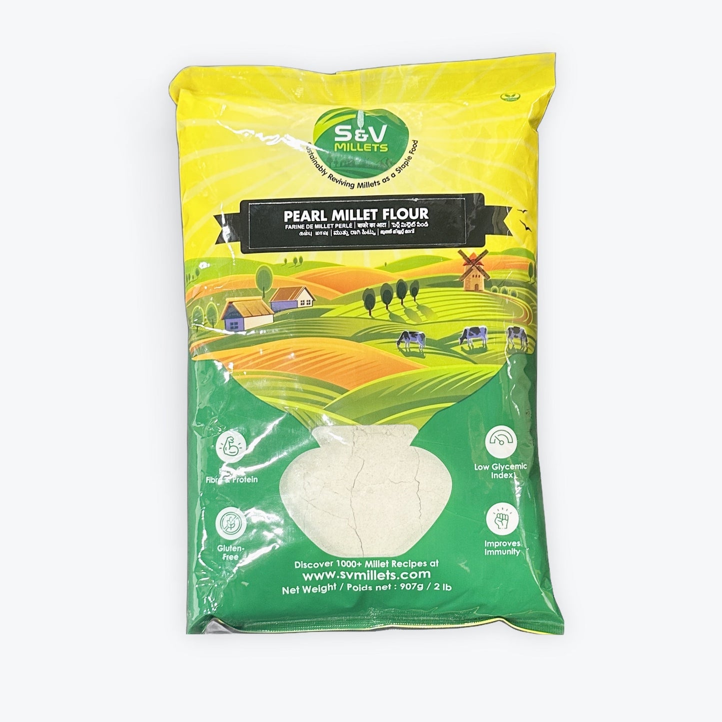 S&V Pearl Millet Flour 2.2Lb