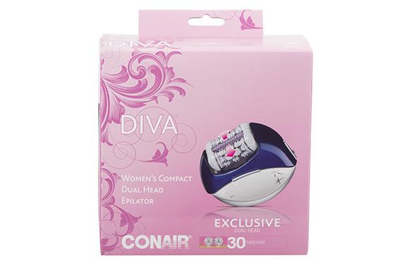 Épilateur compact Diva de Conair pour femmes