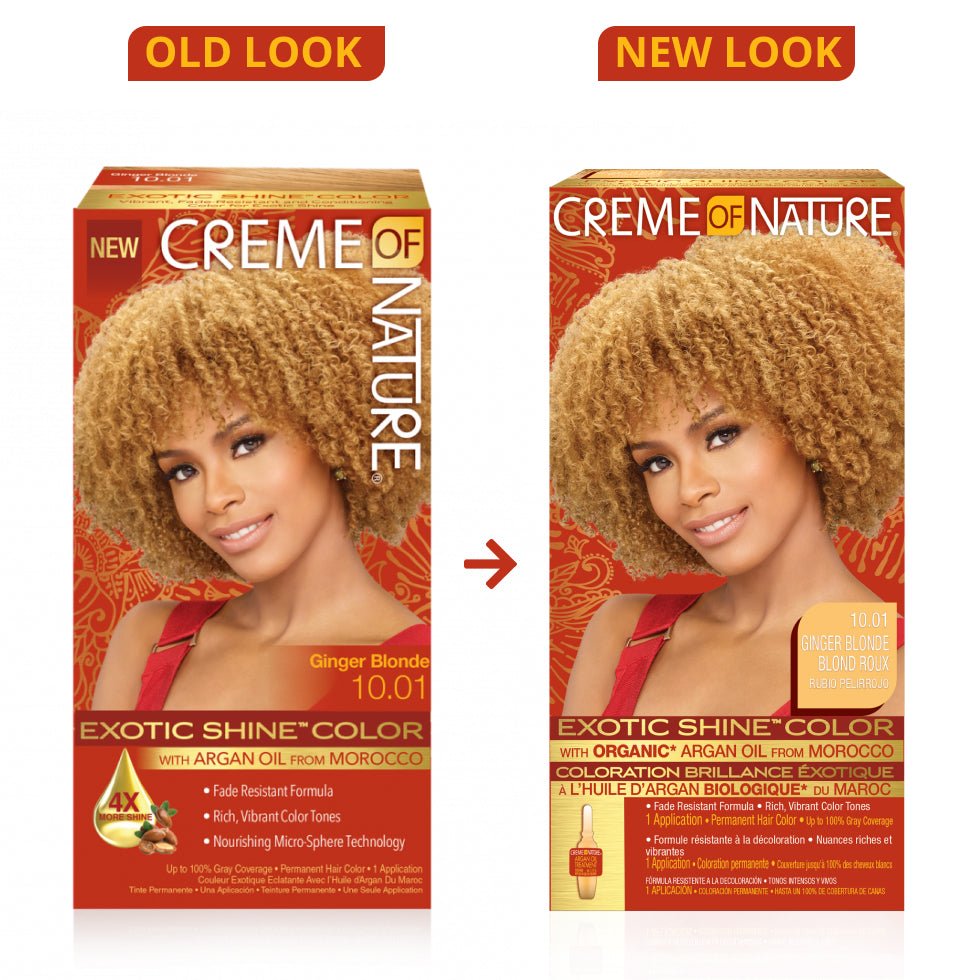 CREME OF NATURE COLORATION PERMANENTE BLOND CUIVRÉ 10.01