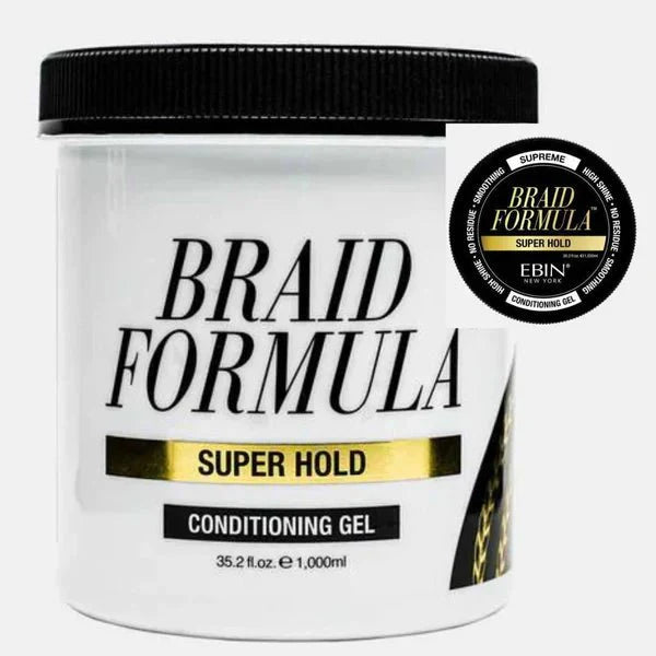 EBIN SUPREME BRAID FORMULA GEL COIFFANT FIXATION FORTE 35.2OZ