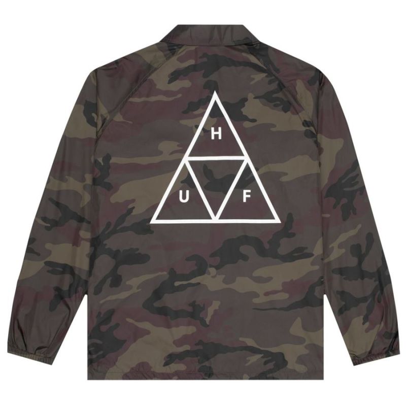 HUF 'Essentials Triple Triangle' Windbreaker - Woodland