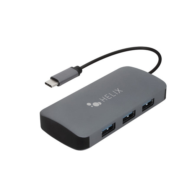 Adaptateur 3 ports USB-A vers USB-C de Helix (ETHADPCA3)