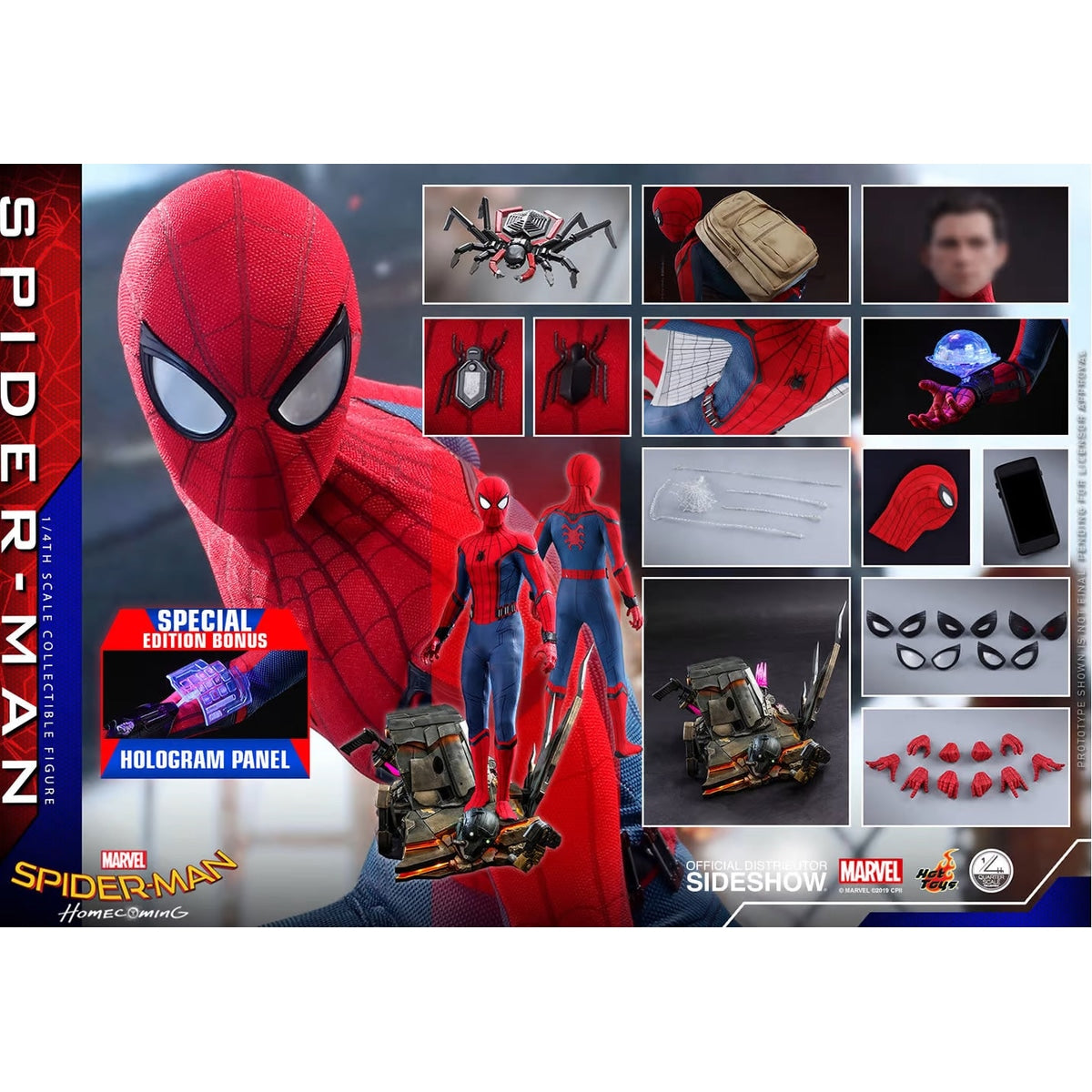 Hot Toys - Spider-Man Homecoming (Special Edition) Quarter Scale Figure
