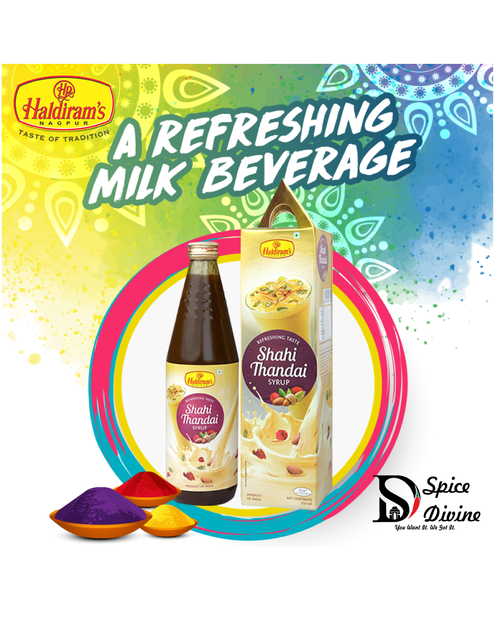 Haldirams Shahi Thandai Syrup 750ml