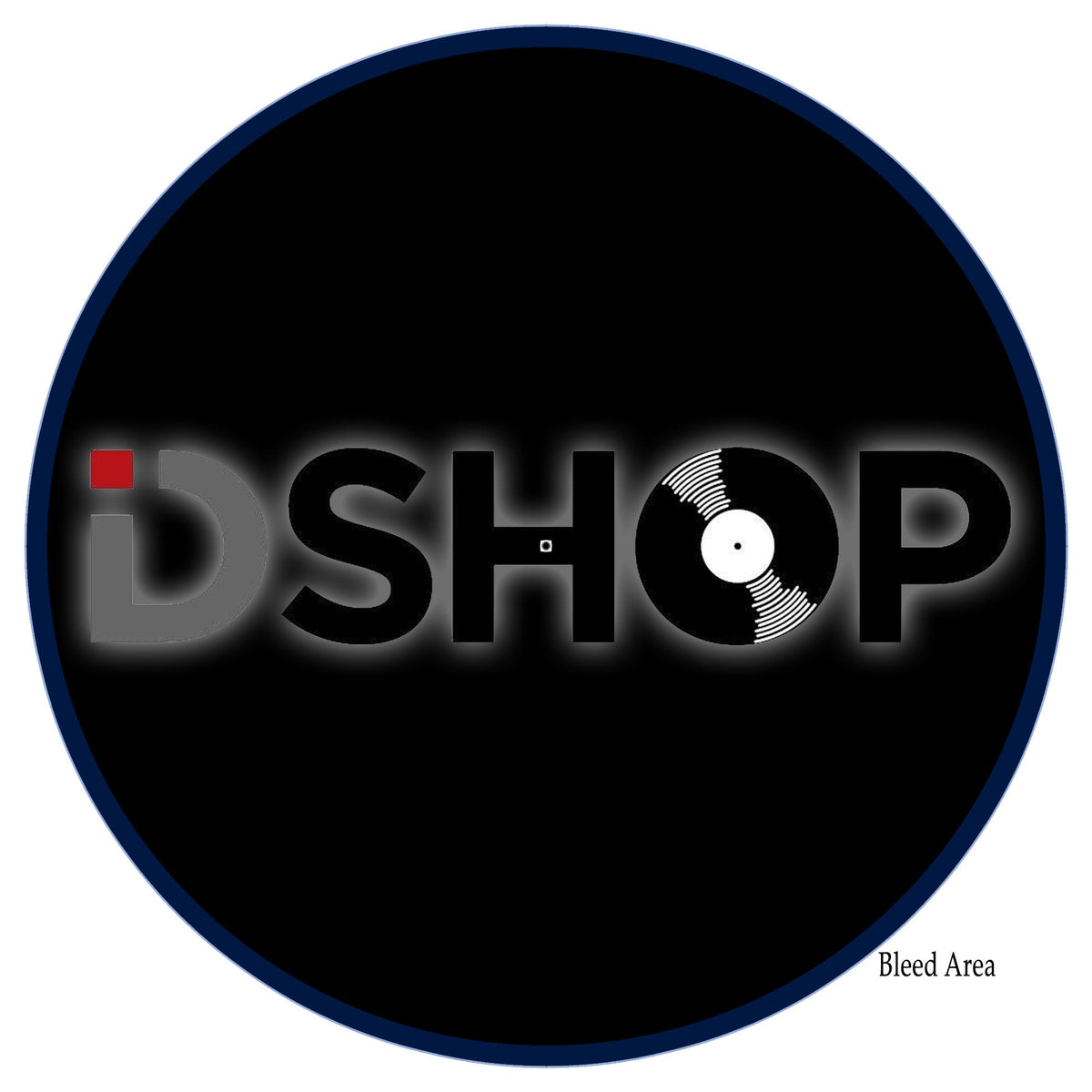 IDshop - 12" Turntable Slipmat TAPIS (Black)