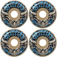 Spitfire 'Formula Four' 99A Conical Full Wheels 54MM - Team Demon Redux (Blue)