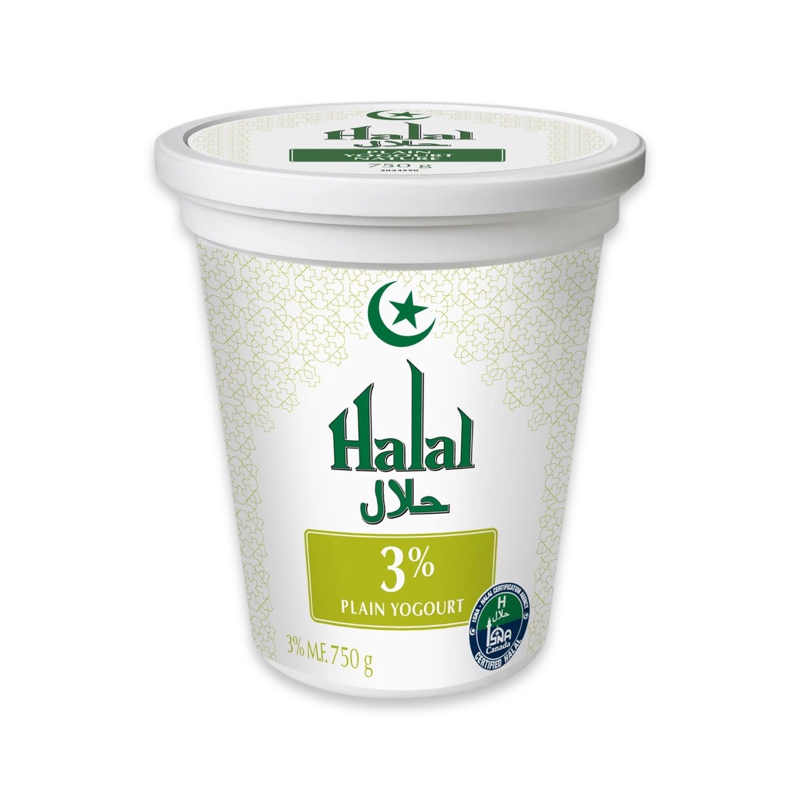 Khaas Halal Plain Yogourt (3.5%) 750g