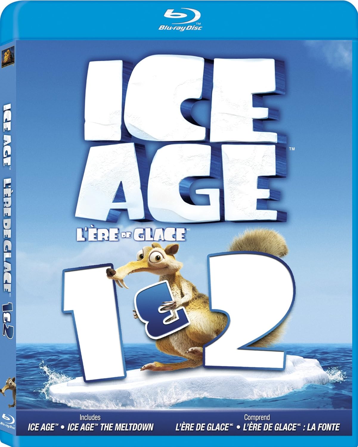 Ice Age: L'ere de glace 1 / L'ere de glace 2 - Blu-Ray (used)