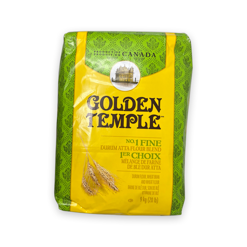 Golden temple No1 Fine Durum atta flour 9kg(20Lb)