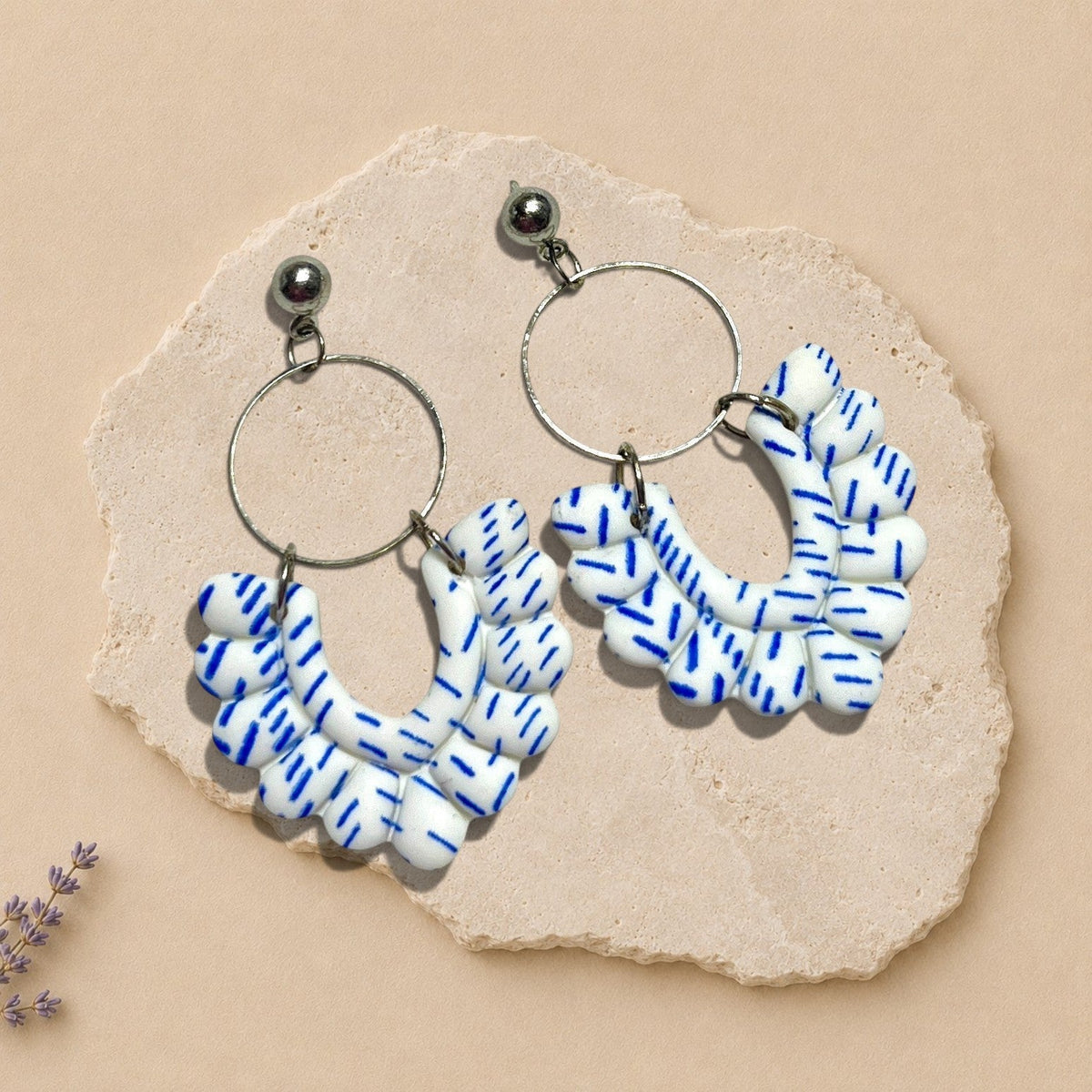 Boucles d'oreille en argile polymère (plusieurs modèles)