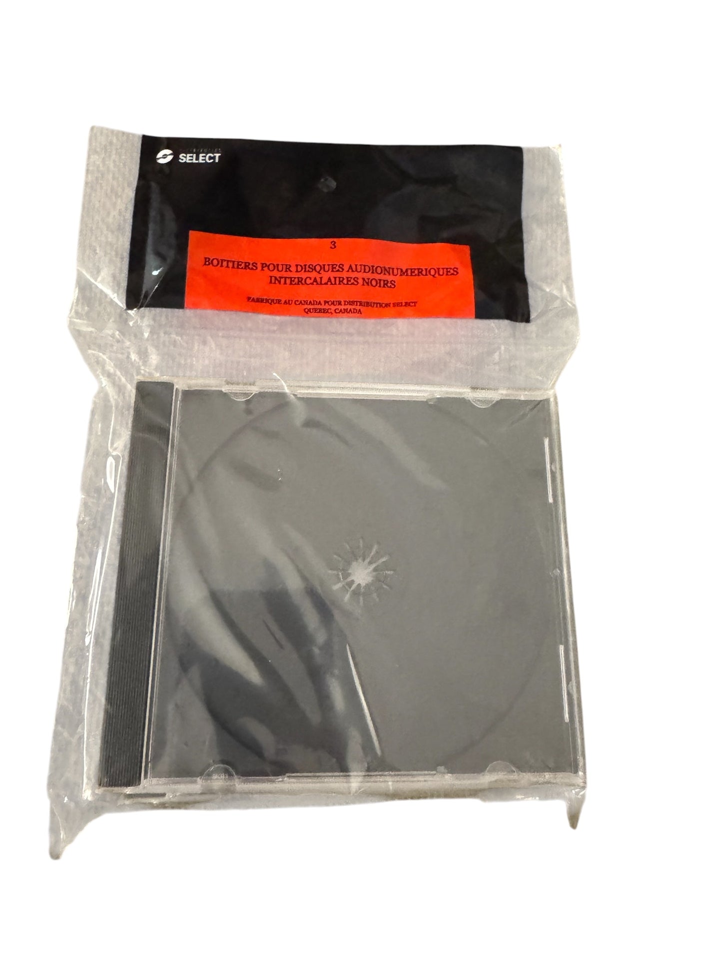 Boitiers Pour Disques Audionumériques Intercalaires Noirs (x3)