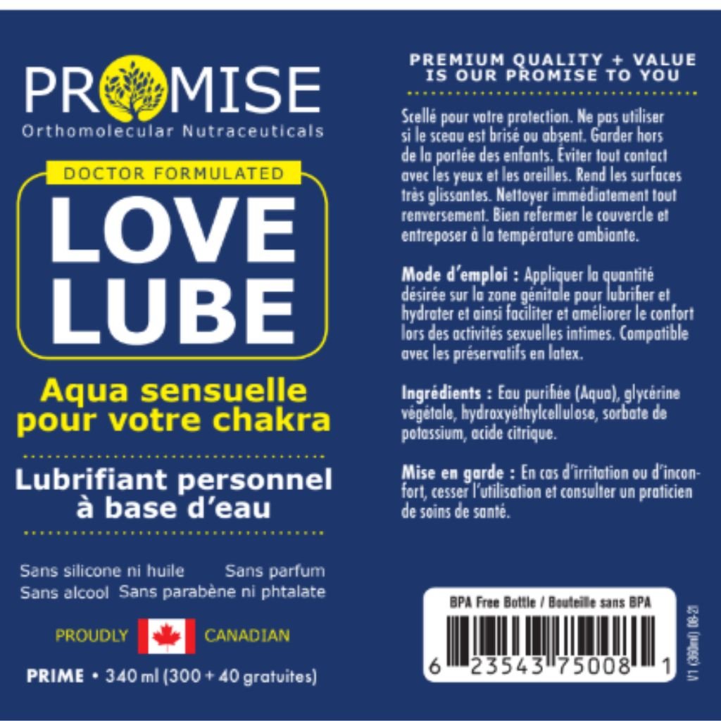 Promise LOVE LUBE, 340ml *Bonus Size