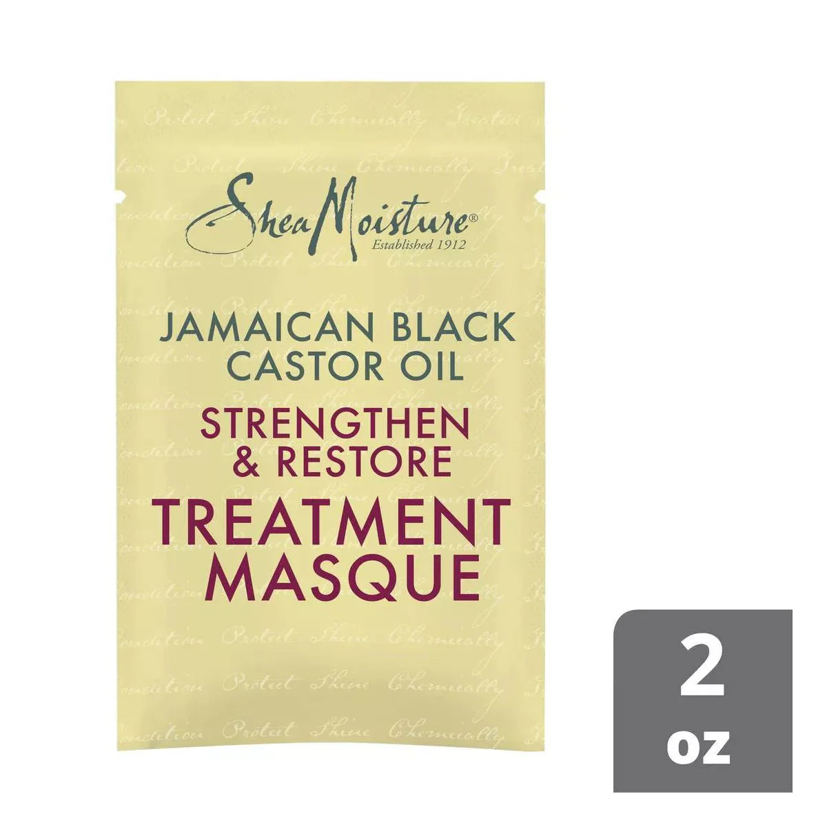 Masque capillaire SHEAMOISTURE Jamaican Black Castor Oil Strengthen & Restore 2OZ