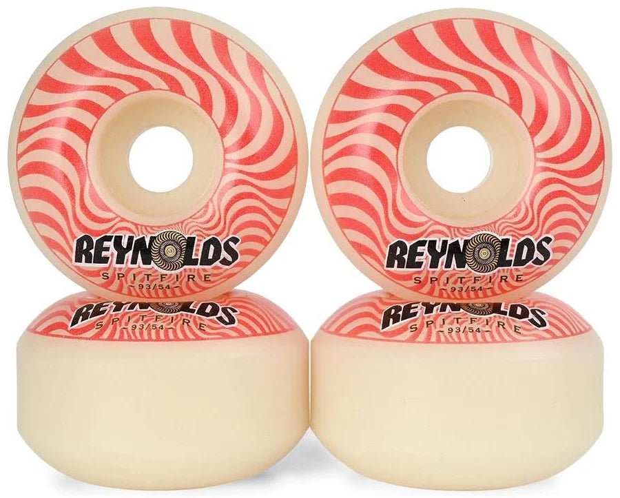Spitfire x Andrew Reynolds 'Formula Four' 93A Wheels 54MM - White