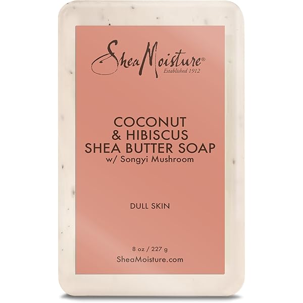 SHEAMOISTURE SAVON AU BEURRE DE KARITÉ COCO&HIBISCUS 8OZ