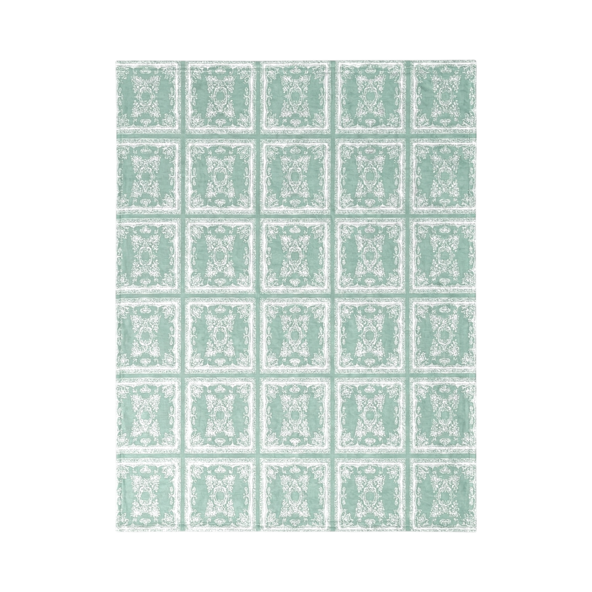 Lemon Tree Stone Washed Cotton Reversible Throw Blanket - Green