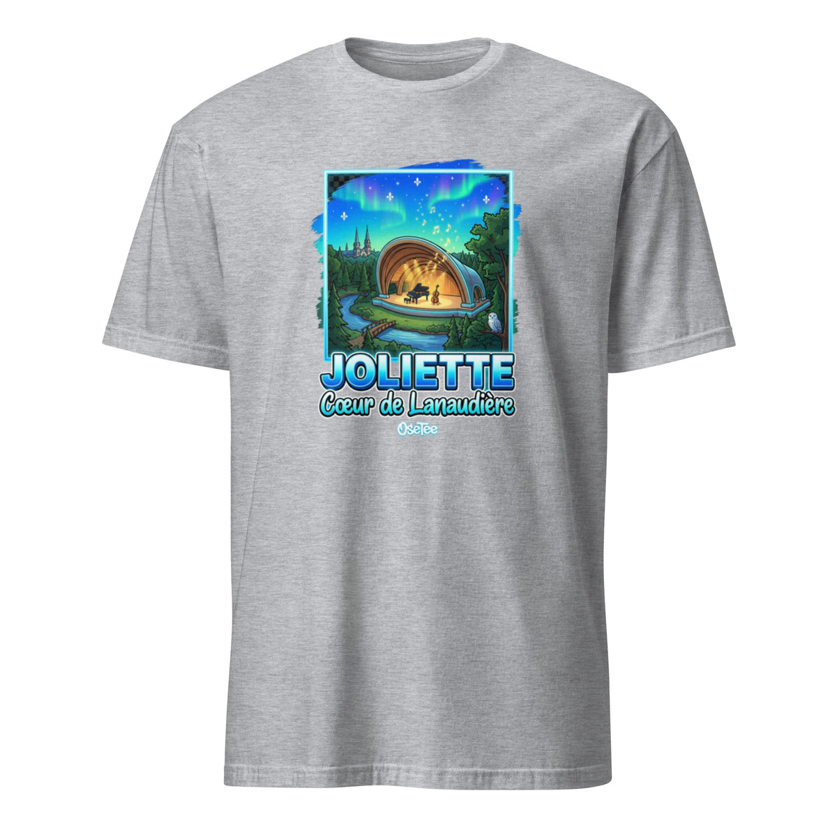 OseTee Joliette T-shirt, Sport Grey – T-shirt Joliette gris sport, Lanaudière, Québec