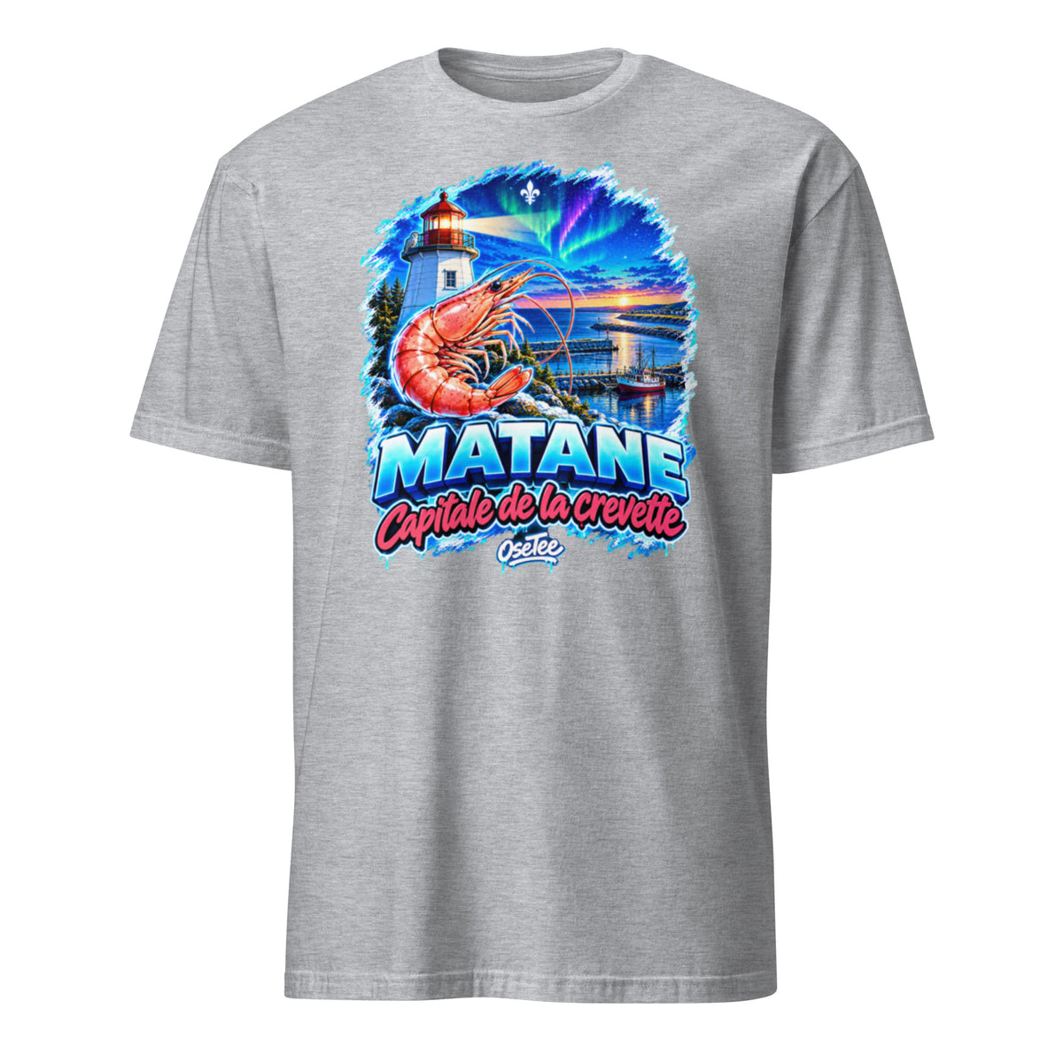 OseTee Matane T-shirt, Sport Grey – T-shirt Matane gris sport, Gaspésie, Québec