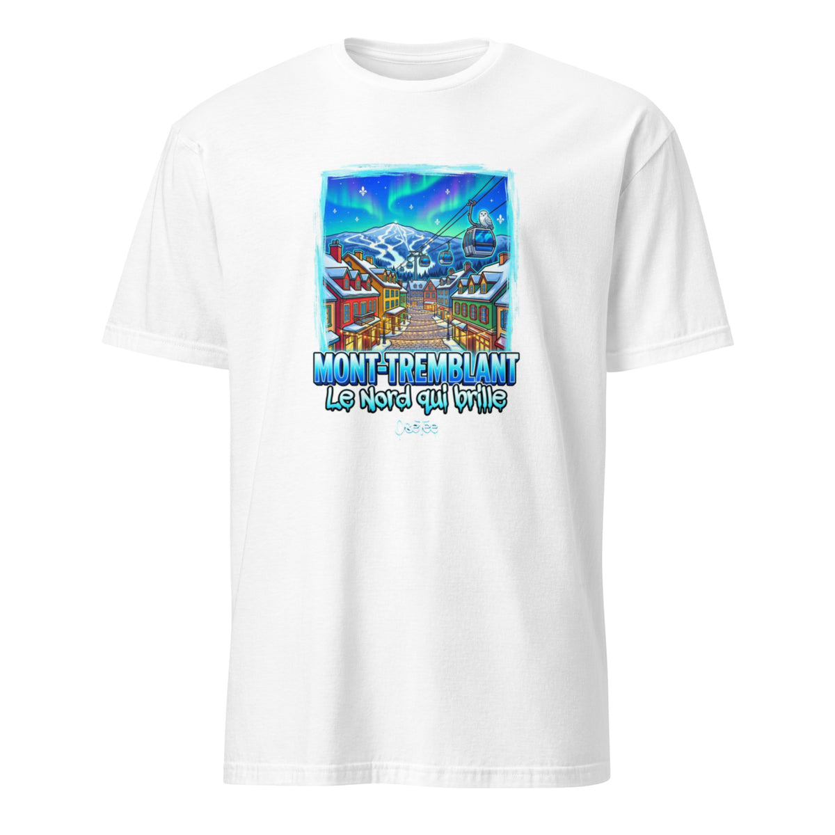 OseTee Mont-Tremblant T-shirt, White – T-shirt Mont-Tremblant blanc, Laurentides, Québec