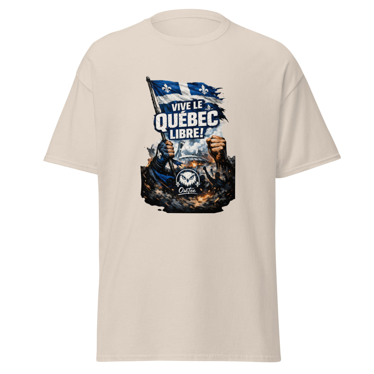 T-shirt Vive le Québec Libre ! OseTee — vue 6