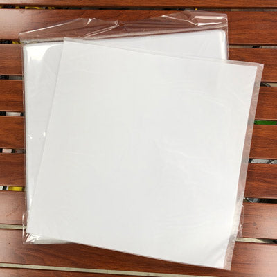 Pochette intérieure en papier de riz pour disques vinyles 30 cm – Lot de 50