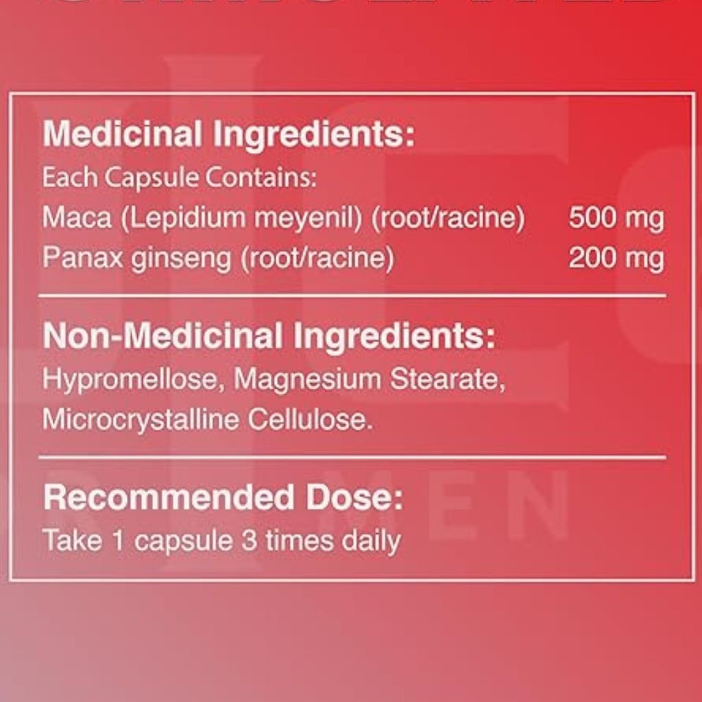 Zuice for Men MACA ROOT + GINSENG, 60 Servings
