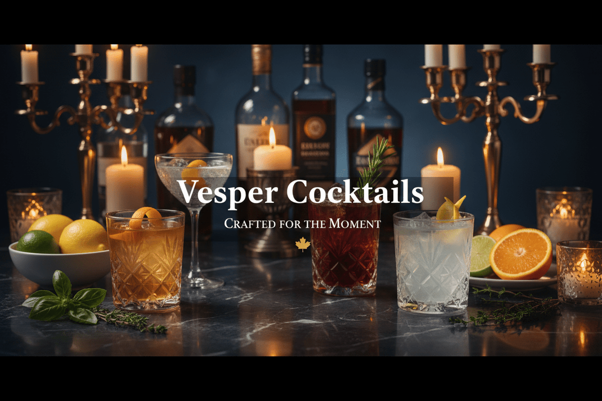 Vesper Cocktails - Kastor