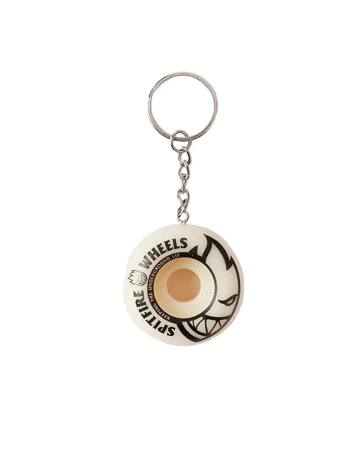 Spitfire 'Bigheads' Keychain - White/Off-White