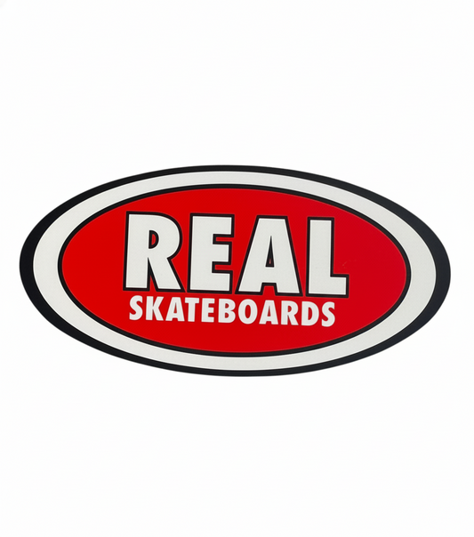 Real Skateboards 'OG Logo' Sticker - Red