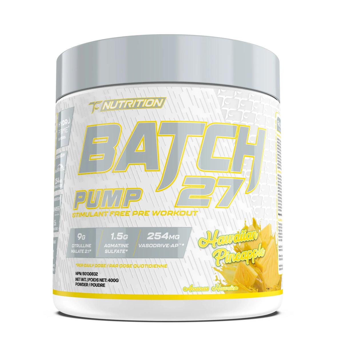 Batch 27 Pump Sans Stimulant