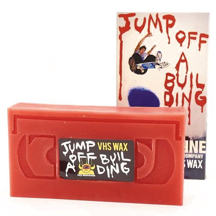 Toy Machine 'Jump Off A Building V.H.S' Wax - Red