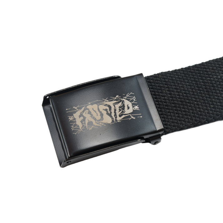 Frosted Skateboards 'Web' Belt - Black/Charcoal