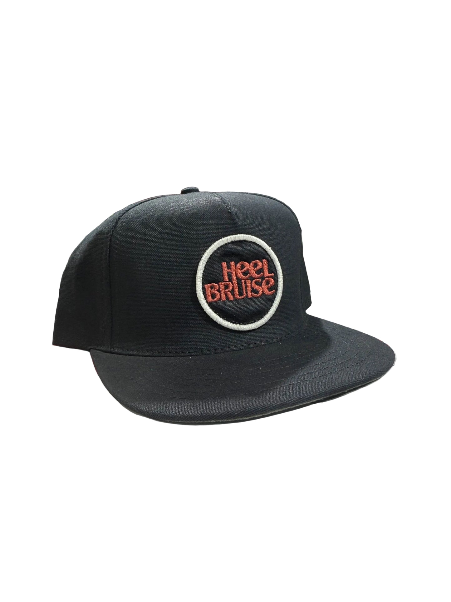 Heel Bruise 'Logo' Snapback Cap - Black/Red