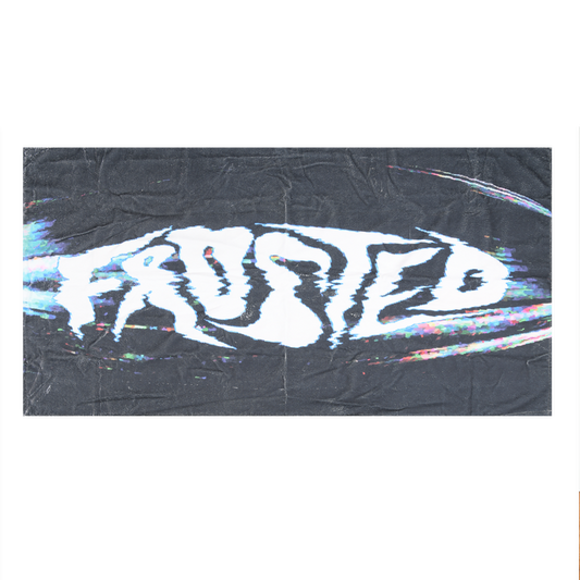 Frosted Skateboards Beach Towel - Black/White/Blue