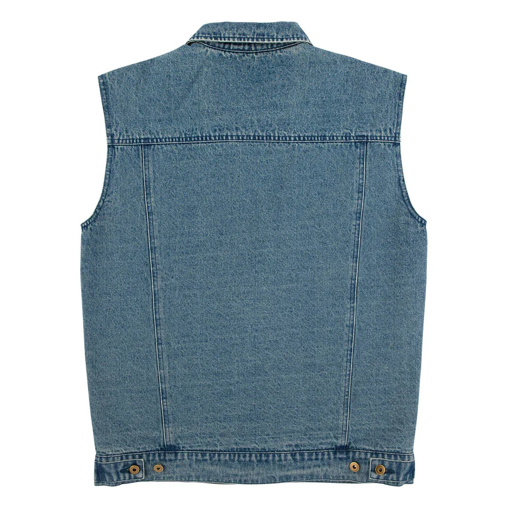 Creature x Cannibal Corpse Denim Vest - Light Denim