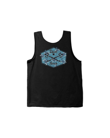Dark Seas 'Bloom' Tank Top - Black