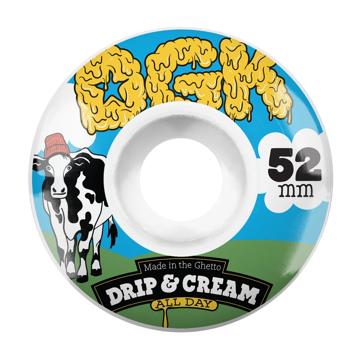 DGK 'Drip & Cream' 101A Wheels 51mm - Multi