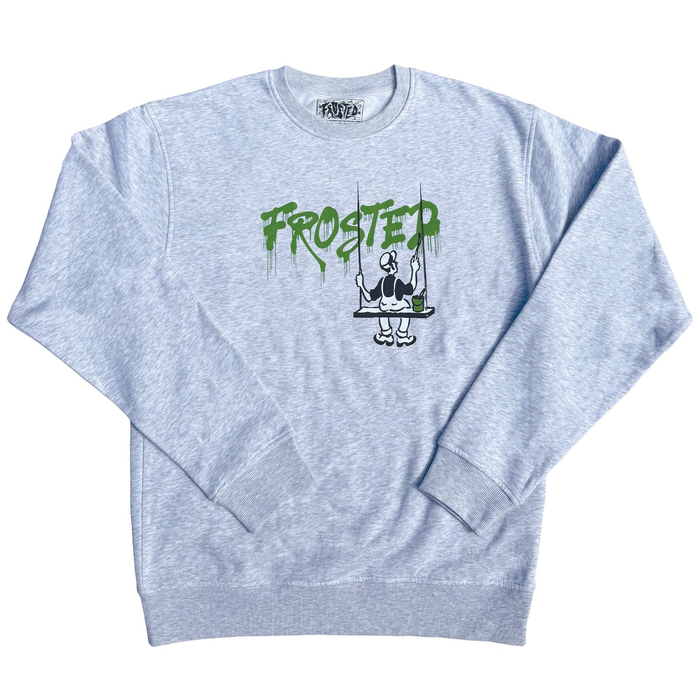Frosted Skateboards 'Painter Logo' Sweatshirt - Ash Grey