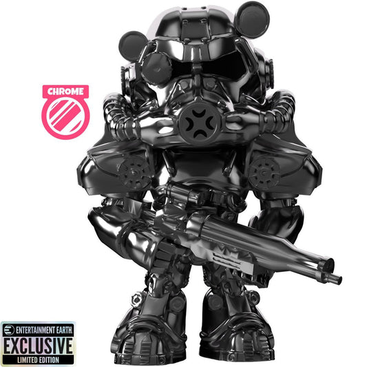 Figurine en vinyle Youtooz Fallout T-60 Power Armor Chrome Variant EE Exclusive