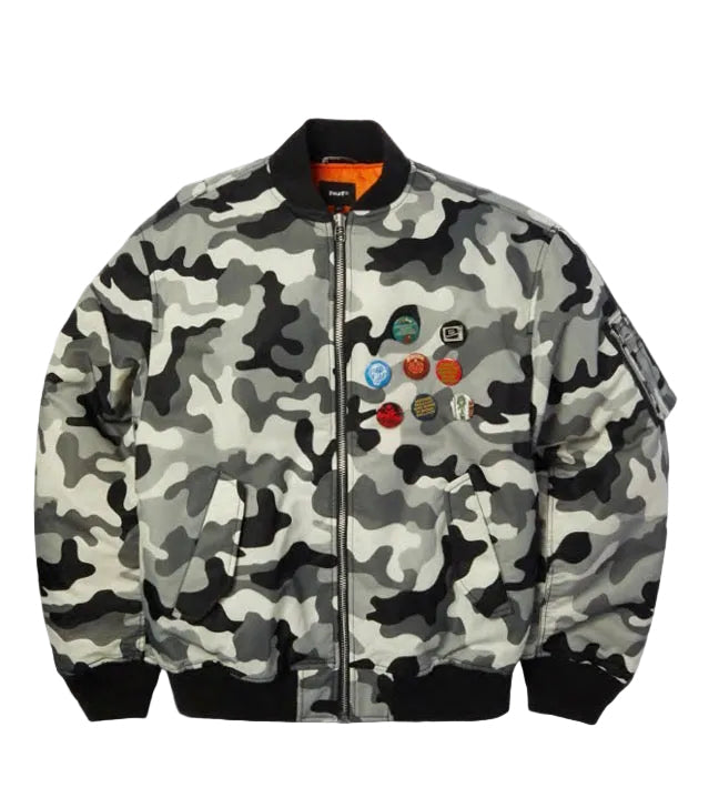 HUF 'Olympia' Flight Jacket - Camo