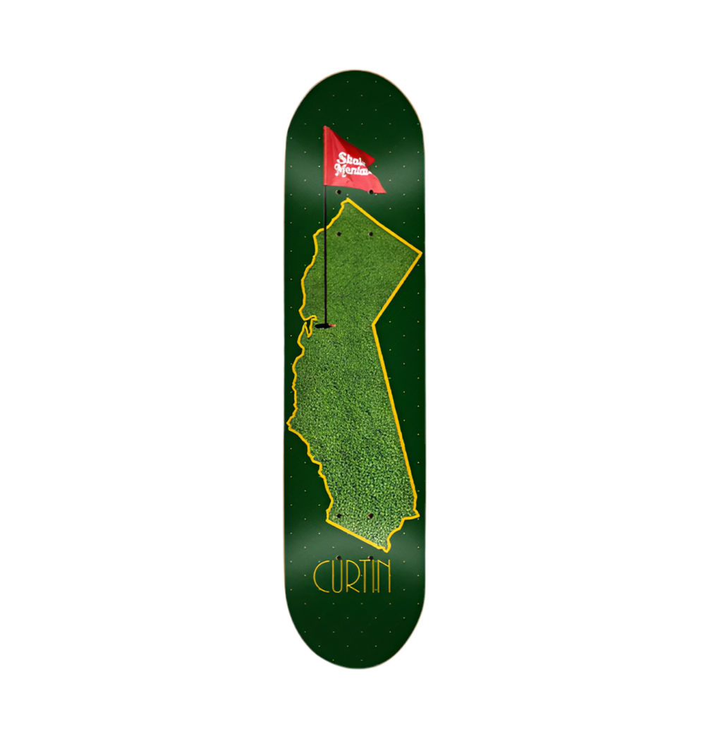 Skate Mental 'Curtin Golf' Skate Deck - Green