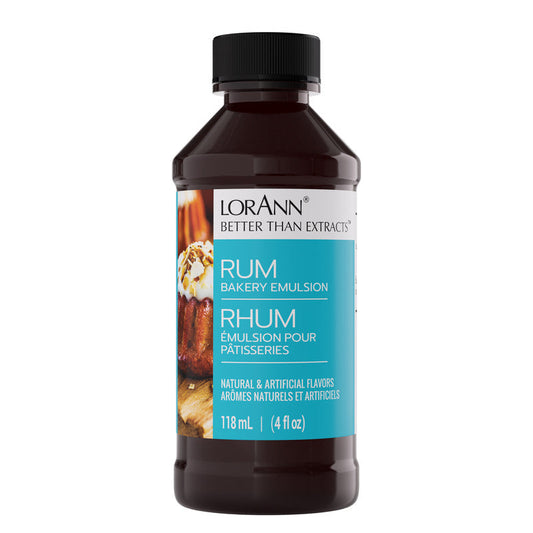 Émulsion de rhum de boulangerie – 4 oz. – 16 oz. – 1 gallon – 5 gallons – Émulsions de boulangerie Canada – Livraison gratuite au Canada pour les commandes de plus de 199 CAD