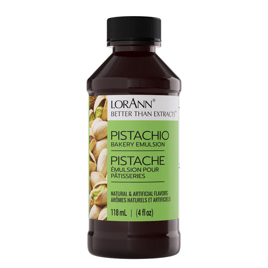 Émulsion de pâtisserie à la pistache – 4 oz. – 16 oz., 1 gallon, 5 gallons – Émulsions de pâtisserie Canada – Livraison gratuite au Canada pour les commandes de plus de 199 CAD