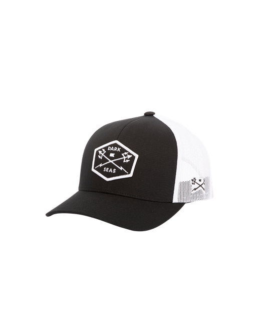 Dark Seas 'Progress' Cap - Black/White