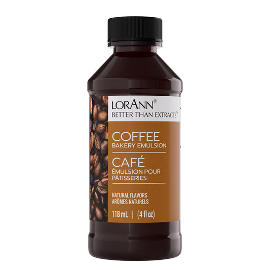 Émulsion de café pour la boulangerie - 4 oz. - 16 oz., 1 gallon, 5 gallons - Bakery Emulsions Canada - Livraison gratuite au Canada pour les commandes de plus de 199 CAD