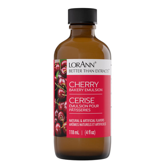 Émulsion de cerise pour pâtisserie - 4 oz. - 16 oz., 1 gallon, 5 gallons - Bakery Emulsions Canada - Livraison gratuite au Canada pour les commandes de plus de 199 CAD