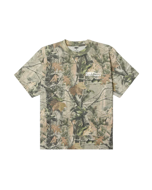 Obey 'Speed Squad' Heavyweight Tee - Leaf Camo