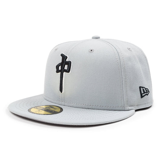 Red Dragon x New Era 'Dynasty' Fitted Cap - Grey/Grey