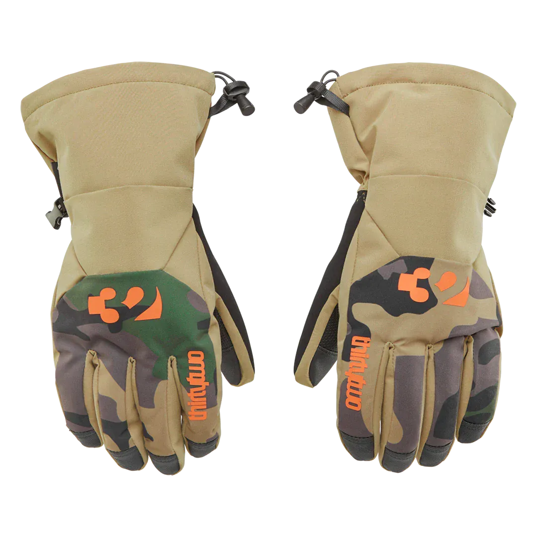 ThirtyTwo 'Lashed' Gloves - Khaki/ Camo